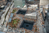 Ground Zero fostul amplasament al Turnurilor Gemene World Trade Center.