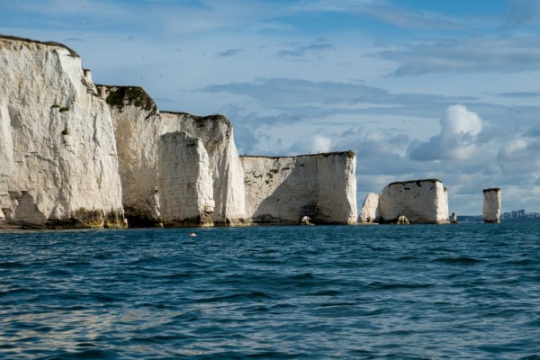 Ultima oprire de azi ne va purta pana la Studland pentru a vedea Old Harry’s Rocks