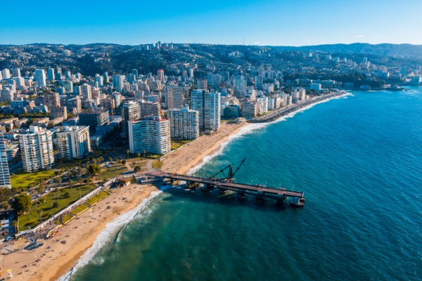 Viña del Mar este, fara indoiala, una dintre destinatiile de neratat din Chile