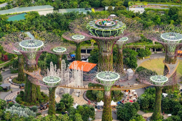 Timp liber la dispozitie pentru shopping sau va sugeram o vizita impreuna cu insotitorul grup la Gradinile Nationale–Gardens by the Bay